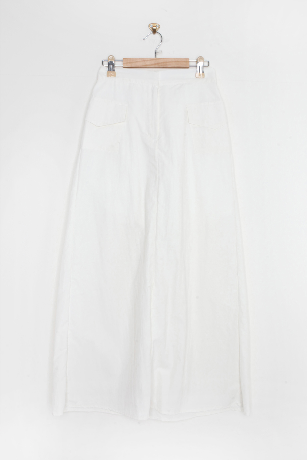 ロングスカート ホワイト 商品カラー画像-S1L118