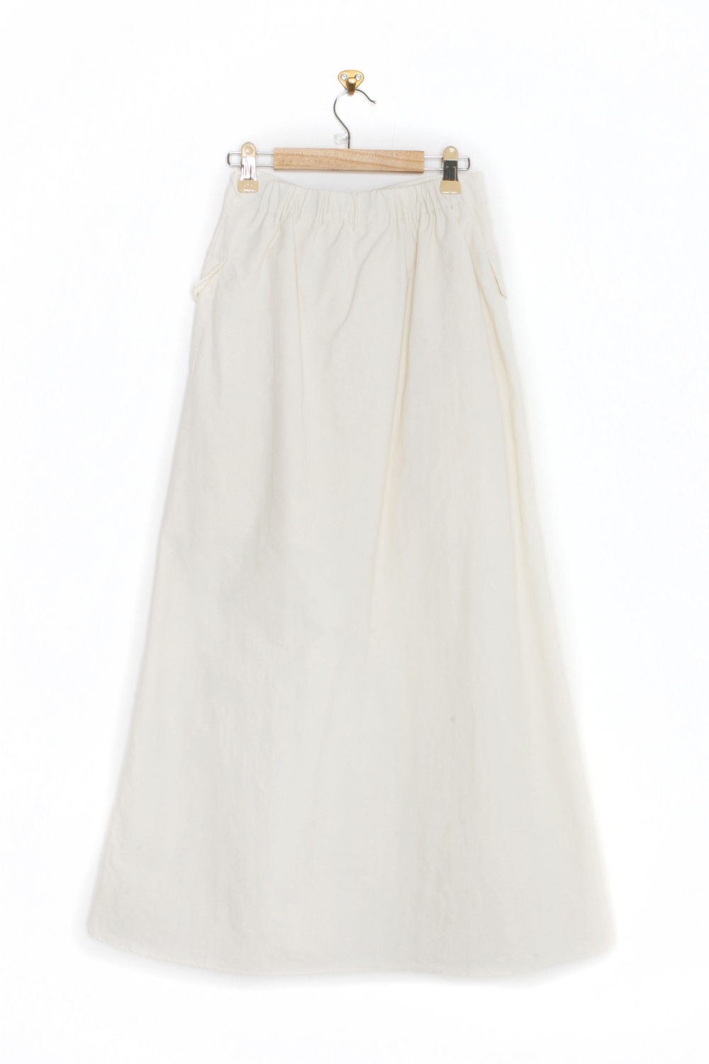 ロングスカート ホワイト 商品カラー画像-S1L119