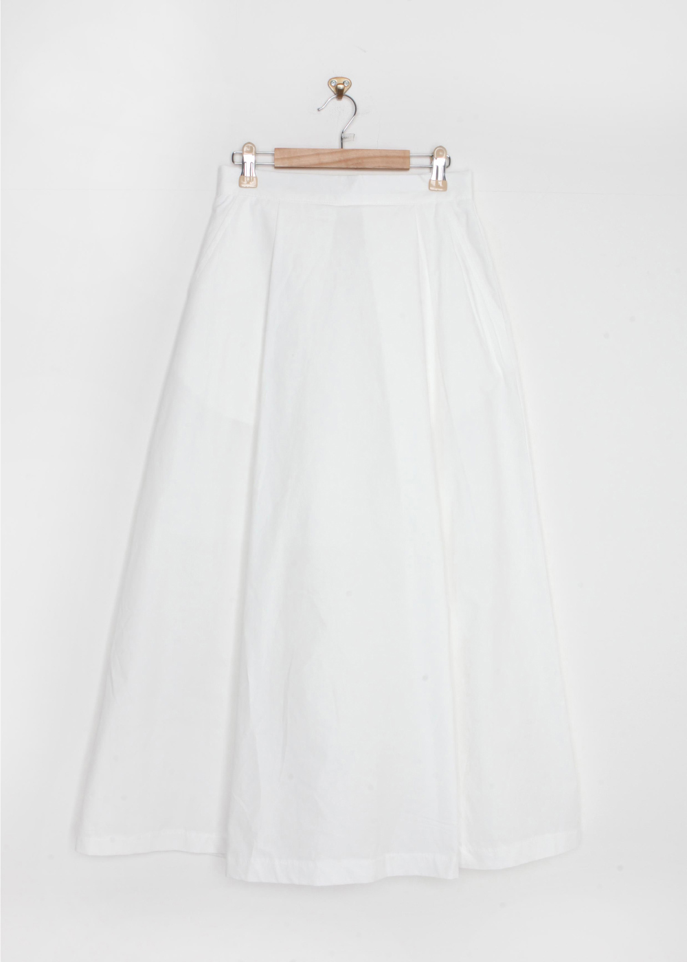 ロングスカート ホワイト 商品カラー画像-S1L194