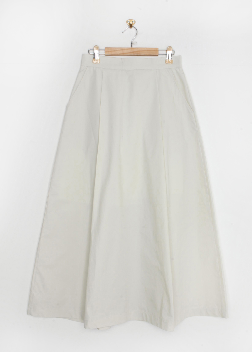 ロングスカート ホワイト 商品カラー画像-S1L195